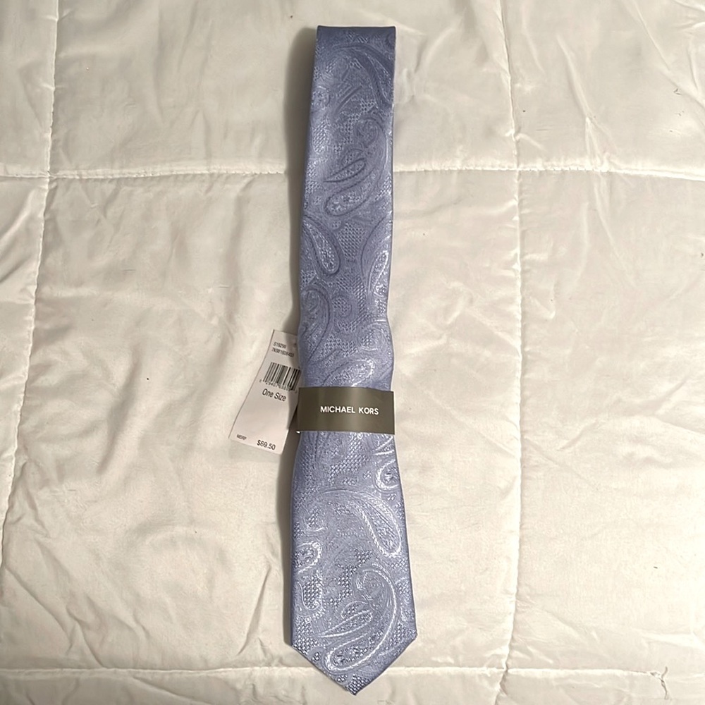 NWT Michael Kors paisley tie